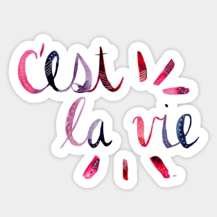 C’est La Vie - Berry Sticker